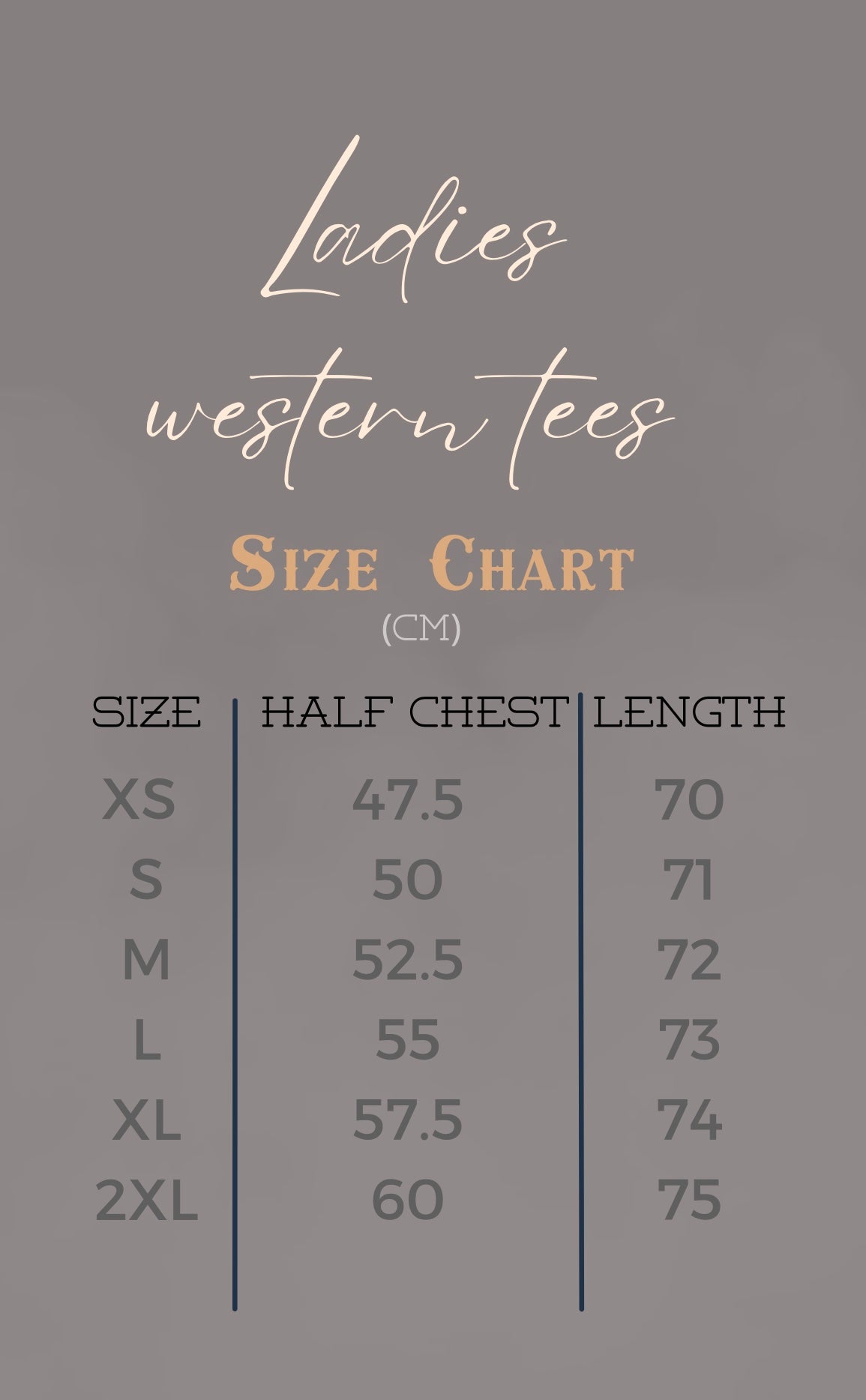 Ladies Western Tees