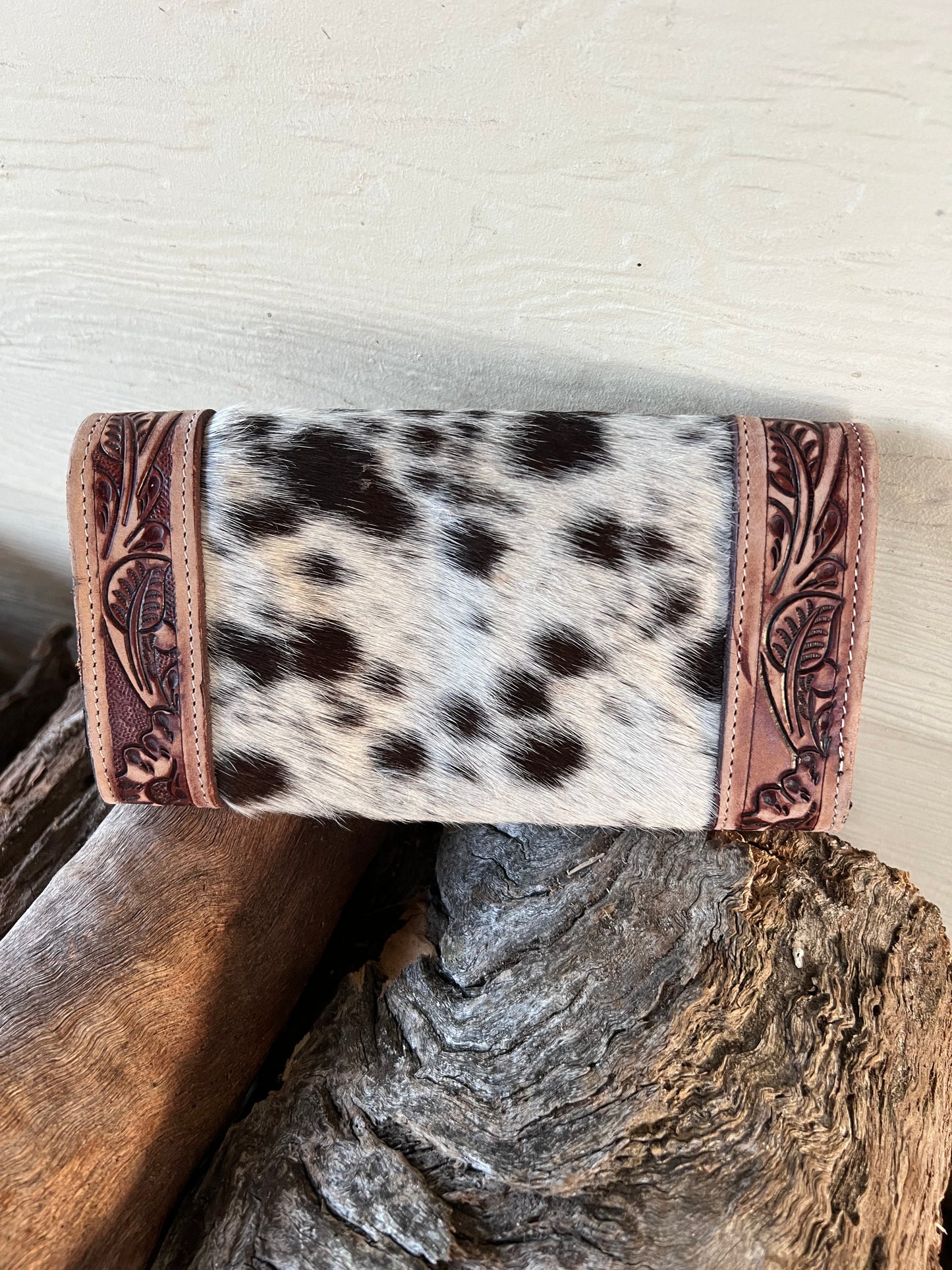 WH Cowhide Purse