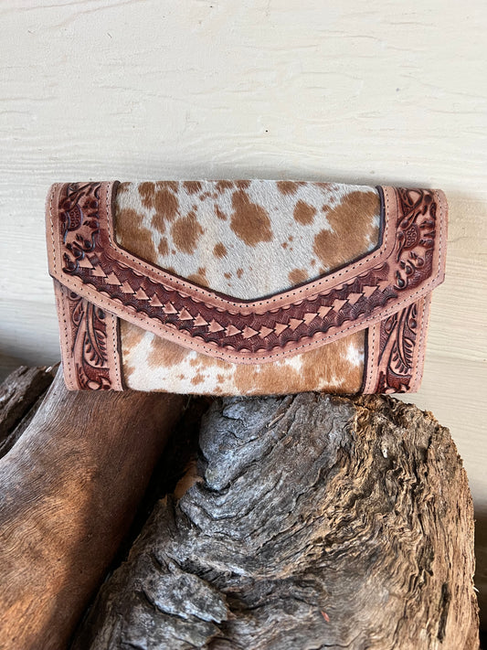 WH Cowhide Purse