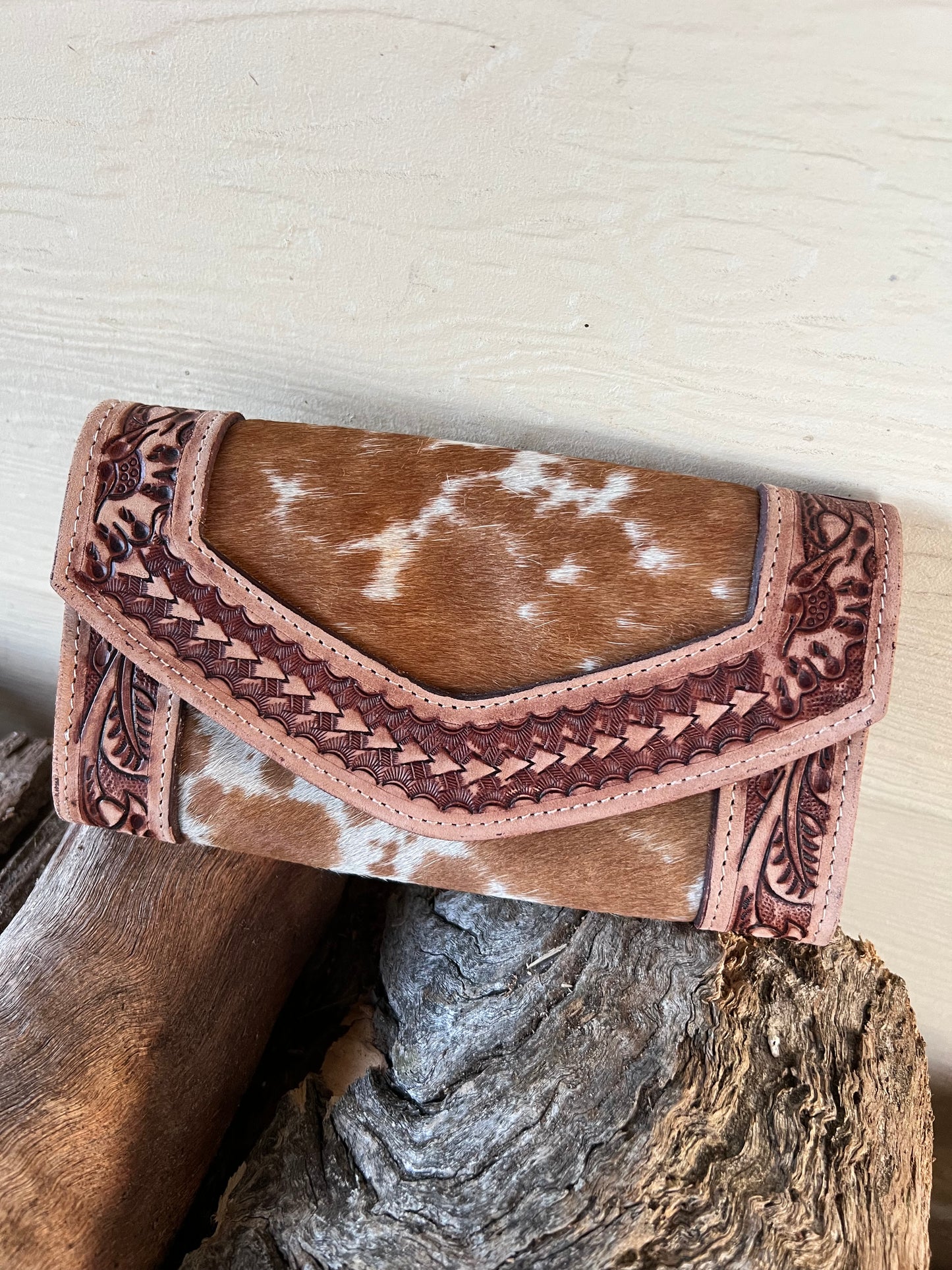 WH Cowhide Purse