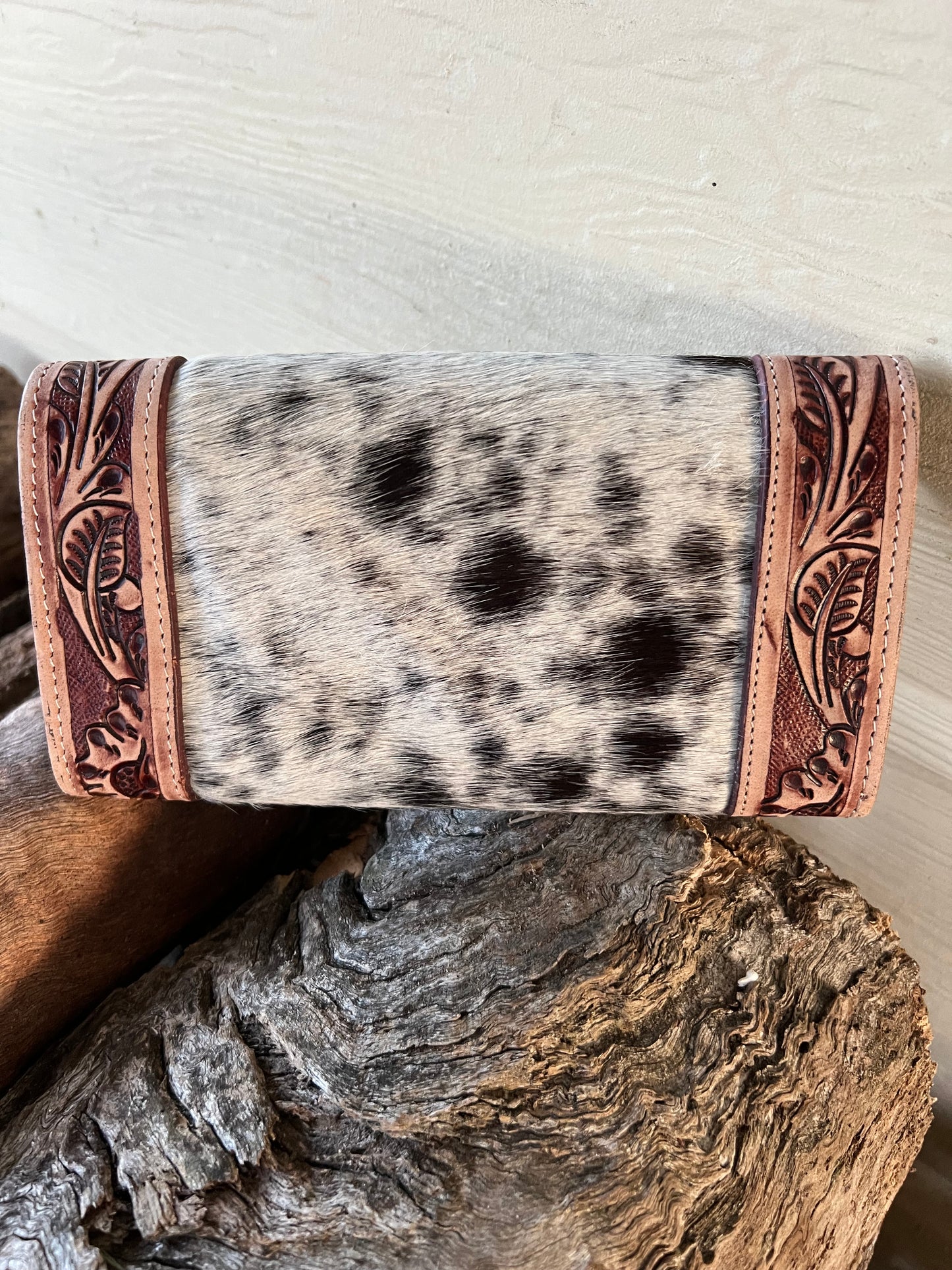 WH Cowhide Purse